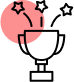 Highly rated trophy icon