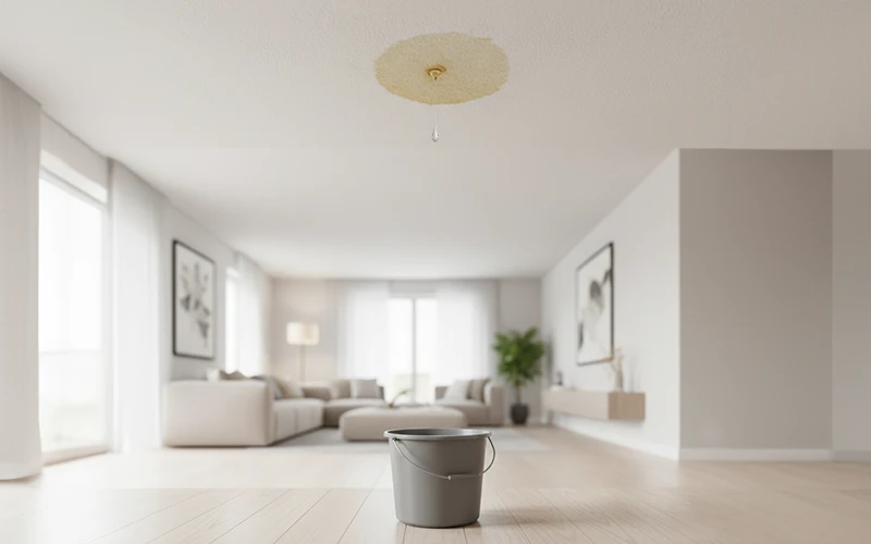 Signs of plumbing problems in a home bathroom